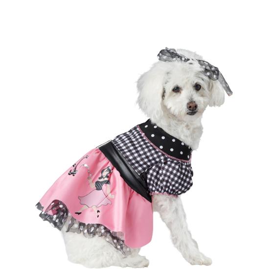 Disfraz de los años 50 para perro