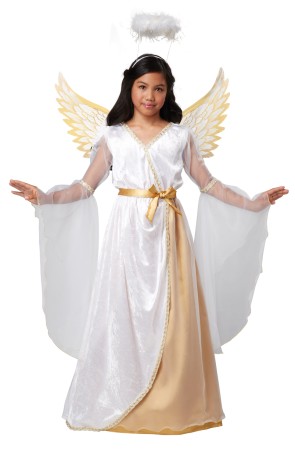 Disfraz de ángel de la guarda para niña