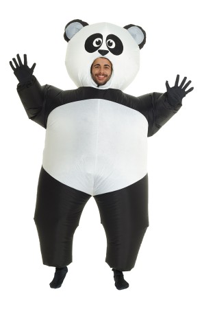 Disfraz de oso panda hinchable para adulto