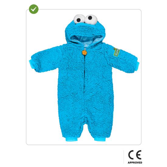 Disfraz del Monstruo de las Galletas para Bebé | Barrio Sésamo