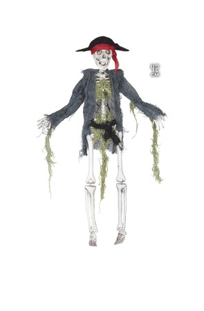 Esqueleto Pirata colgante 42 cms