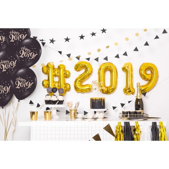 Globo foil "1" dorado (35 cm)