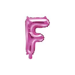 Globo foil letra F rosa oscuro (35 cm)