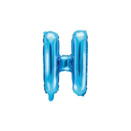 Globo foil letra H azul