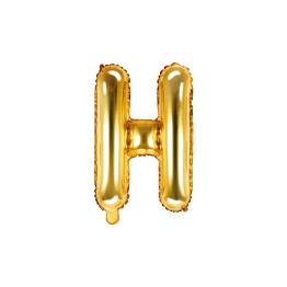 Globo foil letra H dorado