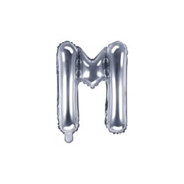 Globo foil letra M plateado