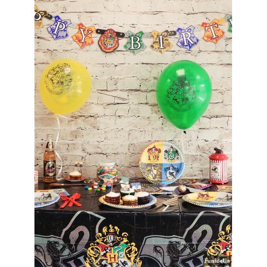 Guirnalda Happy Birthday Harry Potter - Hogwarts Houses
