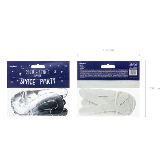 Guirnalda "Space Party" plateada - Space Party Guirnalda "Space Party" plateada - Space Party
