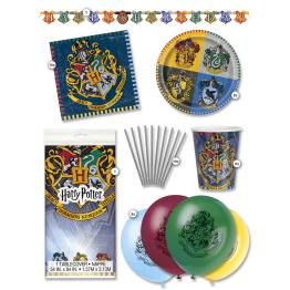 Kit de fiesta Harry Potter Casas 8 personas premium