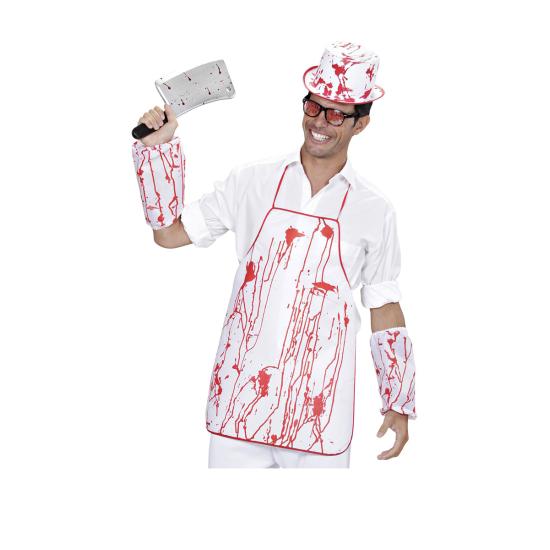 Kit disfraz de asesino carnicero ensangrentado
