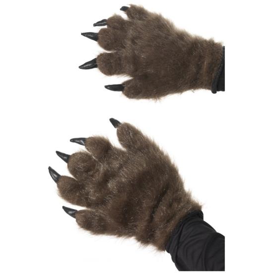 Manos de monstruo peludo marrón Manos de monstruo peludo marrón