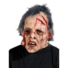 Máscara de zombie con ojo saltarín para adulto
