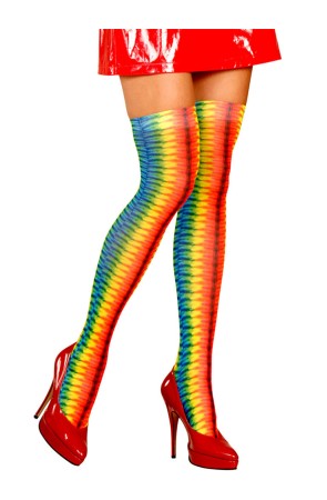 Pantys de hippie multicolor para mujer