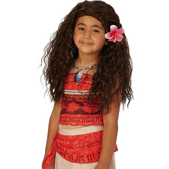 Peluca de Vaiana para niña Peluca de Vaiana para niña