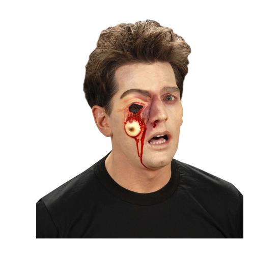 Prótesis de ojo colgando