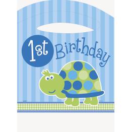 Set de 1º cumpleaños tortuga azul