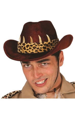Sombrero de cazador de cocodrilos adulto