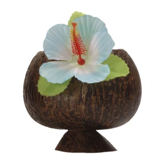 Vaso de coco hawaiano