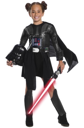 Vestido disfraz de Darth Vader para niña - Star Wars