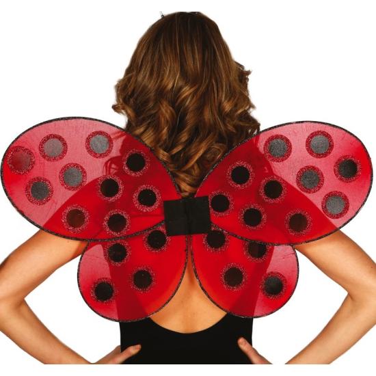 Alas de mariquita de 52 x 43 cms para disfraces