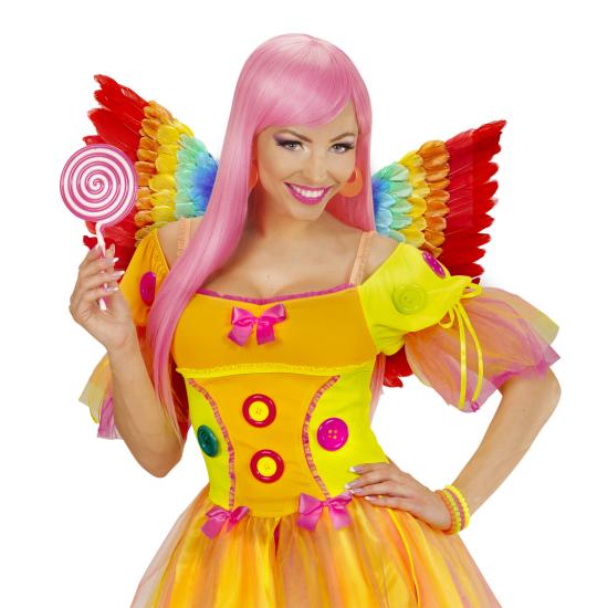 Alas de Pluma Arco Iris 60 x 40 cms Alas de Pluma Arco Iris 60 x 40 cms