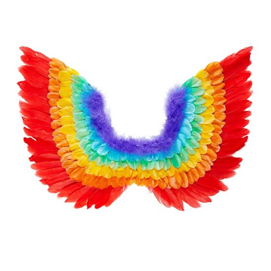 Alas de Pluma Arco Iris 60 x 40 cms Alas de Pluma Arco Iris 60 x 40 cms