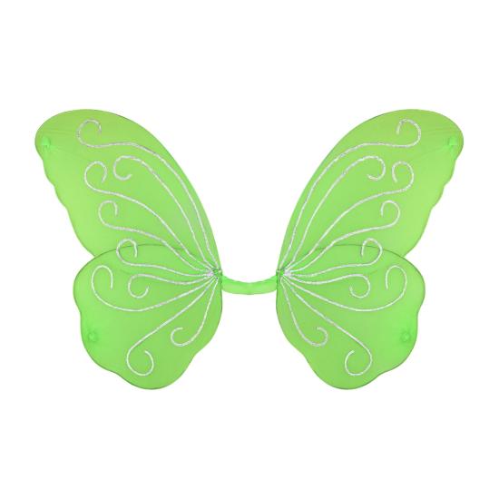 Alas Mariposa con Purpurina en color verde