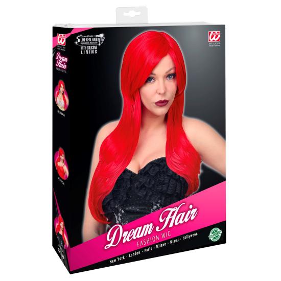 Alicia Cosplay Dream Hair peluca, mujer, color rojo