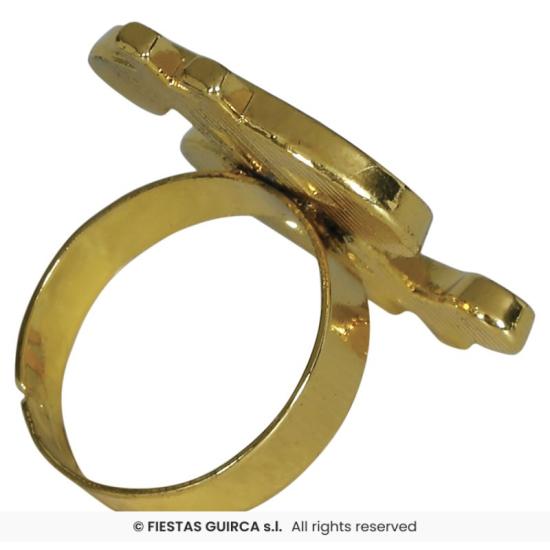 Anillo Dollar Dorado.