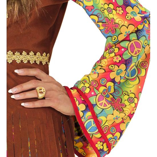 Anillo Paz y Amor color Oro.