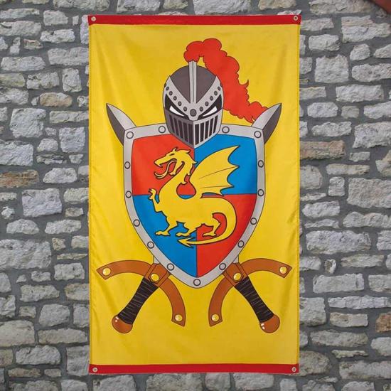 Bandera caballero medieval 150 x 90 . Bandera caballero medieval 150 x 90 .