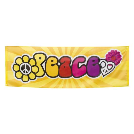 Banner Hippie Paz 74x220cm Banner Hippie Paz 74x220cm
