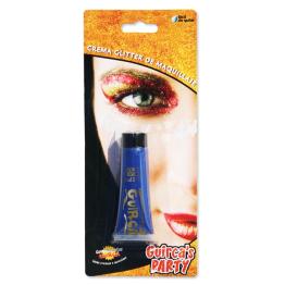 Blister Tubo Maquillaje Glitter 20 cc Azul