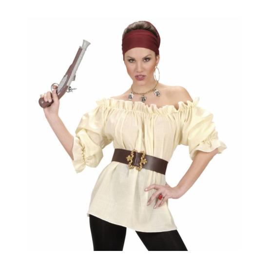 Blusa Beige para disfraces adulta