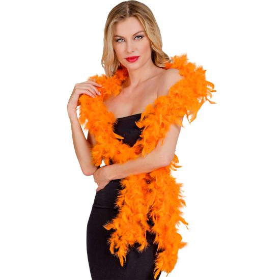 Boa de Plumas Naranja – 1,80 m – 80 g