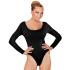 Body para mujer Negro