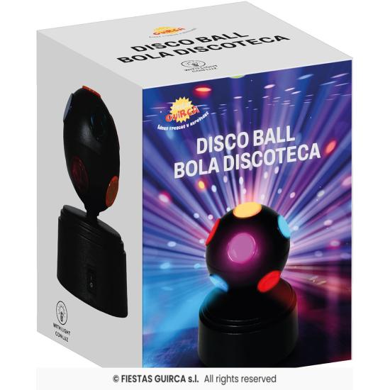 Bola de Discoteca LED Negra (9x9x12 cm)