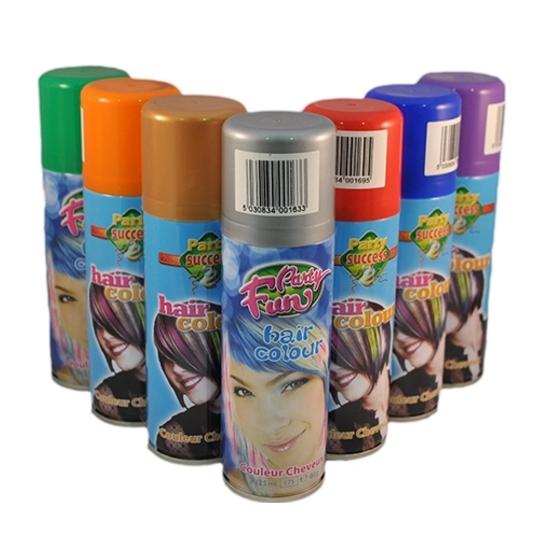 Bote 140 Spray Fluor para el Pelo 125 ml  Azul.