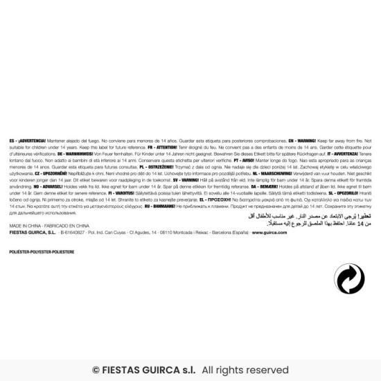 Brazalete con puñal ninja retractil, 30 cms