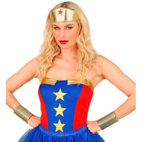 Brazalete Metálico Dorado con Tachuelas | Accesorio para Disfraz Egipcio, Romano o Griego – Widmann