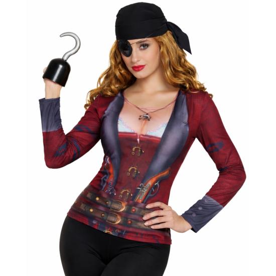 Camiseta disfraz Pirata  Mujer  talla M
