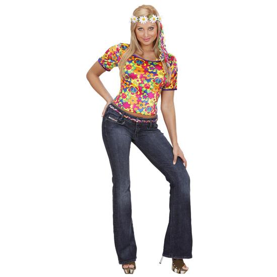 Camiseta Hippie Flower mujer