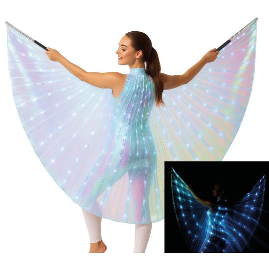 Capa iris con varillas y luz LED – 140 cm