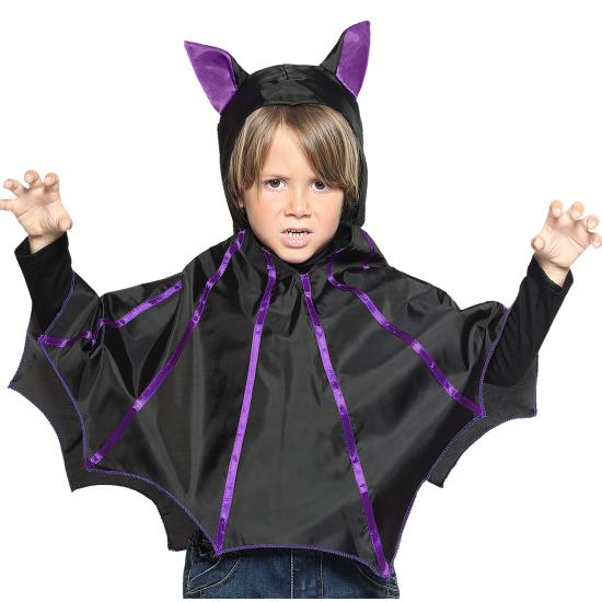 Capa Murciélago para niños de 3 a 5 años Capa Murciélago para niños de 3 a 5 años