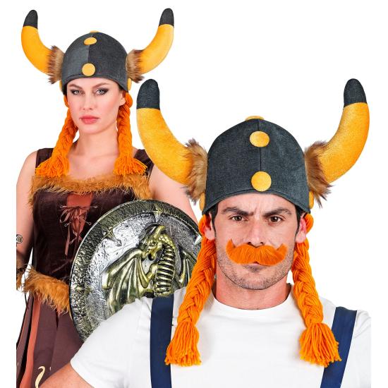 Casco de Galo Obelix con Trenzas Casco de Galo Obelix con Trenzas