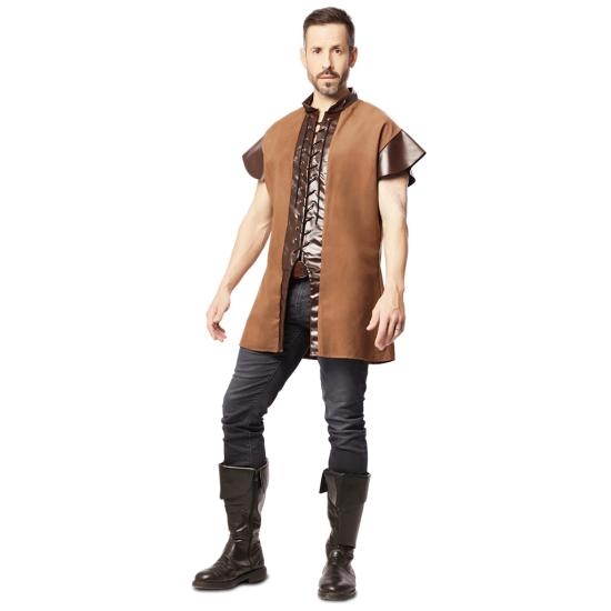Chaleco Medieval Marrón para adultos
