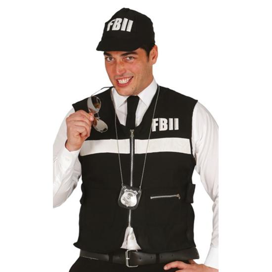 Chaleco y Gorra  F.B.I talla única
