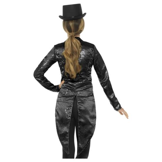 Chaqueta Lentejuelas Negra adulta