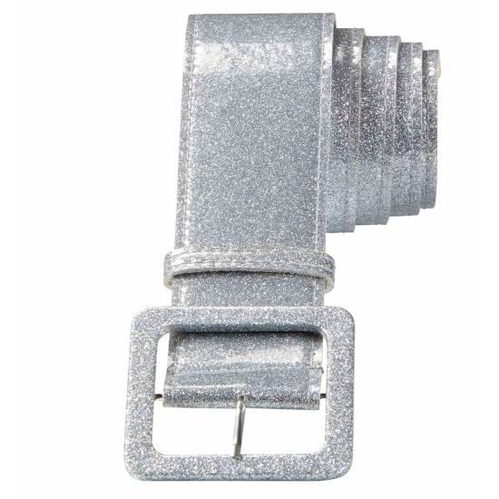 Cinturón Glitter Plata 120 cm . Cinturón Glitter Plata 120 cm .