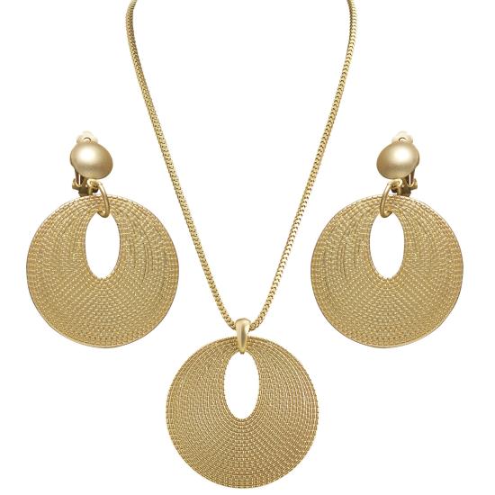 Conjunto collar y pendientes romana